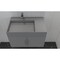 Castello Usa Amazon 30-inch Gray Left Vanity Set with Gray Top and Chrome Handles CB-MC-30G-CHR-2056L-GR - alternate 8